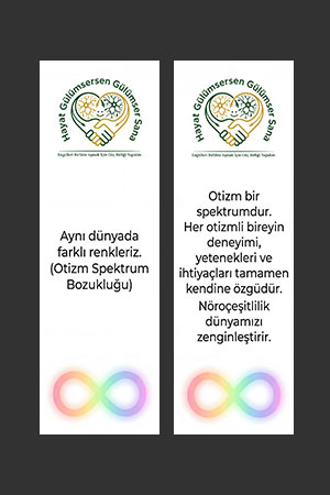 Otizm Farkındalık Ayracı - 01