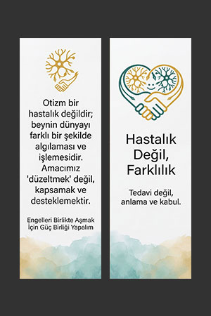 Otizm Farkındalık Ayracı - 02