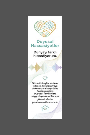 Otizm Farkındalık Ayracı - 03